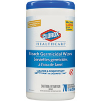 Healthcare&reg; Disinfecting Bleach Wipes, 70 Count Rideout Tool & Machine Inc.