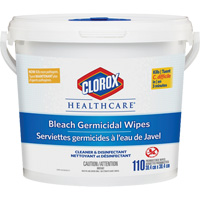 Healthcare&reg; Disinfecting Bleach Wipes, 110 Count Rideout Tool & Machine Inc.