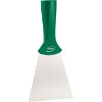 Grattoir en acier inoxydable avec poign&eacute;e montable sur manche, Vert, 4" la x 8" lo Rideout Tool & Machine Inc.