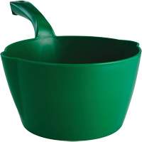 Round Bowl Scoop, Plastic, Green, 64 oz. Rideout Tool & Machine Inc.