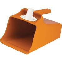 Mega Dipper Scoop, Plastic, Orange, 128 oz. JO979 | Rideout Tool & Machine Inc.