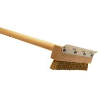 Commercial Pizza and Oven Brush, Brass, 40" Long Rideout Tool & Machine Inc.