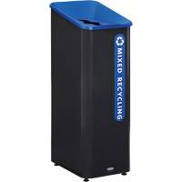 Sustain Mixed Recycling Container, Bulk, Plastic, 15 US gal. JP277 | Rideout Tool & Machine Inc.