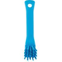 Brosse avec rebord grattoir, Soies Ferme, Longueur de 6", Bleu Rideout Tool & Machine Inc.