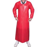 Top Dog 6 Mil. Gown, Large, Red, Polyurethane Rideout Tool & Machine Inc.