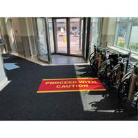 Tapis dentr&eacute;e Supreme Knob, Essuie-pieds/grattoir, 3-1/2' x 6' x 7/16", Charbon Rideout Tool & Machine Inc.