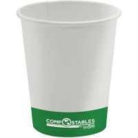 Single Wall Hot/Cold Compostable Paper Cups, 8 oz., Multi-Colour JP927 | Rideout Tool & Machine Inc.