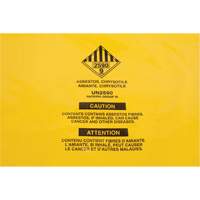 Hazardous Waste Liners, Asbestos, 40" L x 26" W, 3 mils Rideout Tool & Machine Inc.