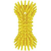Hand Brush, Extra Stiff Bristles, 9-1/10" Long, Yellow JQ129 | Rideout Tool & Machine Inc.