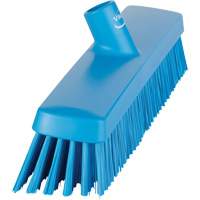 Push Broom Head, Fine/Stiff Bristles, 16-1/2", Polyester/Polypropylene, Blue Rideout Tool & Machine Inc.
