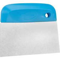 Flexible Stainless Steel Dough Cutter/Scraper, Blue, 4-1/2" W x 5-3/4" L Rideout Tool & Machine Inc.