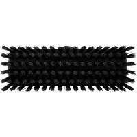Compact Wall/Deck Broom, Stiff Bristles, 8-9/10", Polyester/Polypropylene, Black Rideout Tool & Machine Inc.