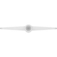 Table & Floor Scraper, White, 9-3/5" W x 1-1/5" L Rideout Tool & Machine Inc.