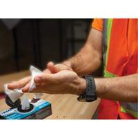 Lingettes nettoyantes emball&eacute;es individuellement, 12 lingettes, 8" x 9-1/2" Rideout Tool & Machine Inc.