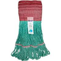 Wide-Band Mop Head, Antimicrobial/Floor Finishing/Specialty, Cotton/Rayon/Synthetic, Loop Style Rideout Tool & Machine Inc.