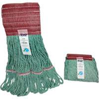 Wide-Band Mop Head, Antimicrobial/Floor Finishing/Specialty, Cotton/Rayon/Synthetic, Loop Style Rideout Tool & Machine Inc.