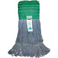 Wide-Band Mop Head, Antimicrobial/Floor Finishing/Specialty, Cotton/Rayon/Synthetic, Loop Style Rideout Tool & Machine Inc.