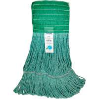 Wide-Band Mop Head, Antimicrobial/Floor Finishing/Specialty, Cotton/Rayon/Synthetic, Loop Style Rideout Tool & Machine Inc.