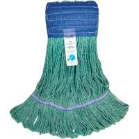 Wide-Band Mop Head, Antimicrobial/Floor Finishing/Specialty, Cotton/Rayon/Synthetic, Loop Style Rideout Tool & Machine Inc.