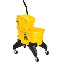 Seau & essoreuse pour vadrouille Grizzly, Pression vers le bas, 8 gal. US (32 pintes), Jaune Rideout Tool & Machine Inc.