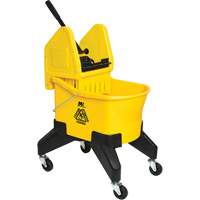 Seau & essoreuse pour vadrouille Grizzly, Pression lat&eacute;rale, 8 gal. US (32 pintes), Jaune Rideout Tool & Machine Inc.