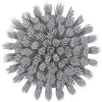 Brosse ronde HyDrive pour perceuse, Soies Tr&egrave;s ferme, Longueur de 3-1/10", Blanc Rideout Tool & Machine Inc.