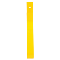 Rail Post, Steel, 10-3/4" L x 24" H, Yellow KA097 | Rideout Tool & Machine Inc.
