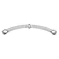 Ceiling Mounted 90° Curved Curtain Partition Track, 3' L KB007 | Rideout Tool & Machine Inc.