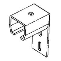 Curtain Partition Wall Mount End Connector KB010 | Rideout Tool & Machine Inc.