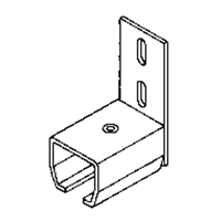 Curtain Partition Wall Mount End Connector KB011 | Rideout Tool & Machine Inc.