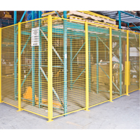 Wire Mesh Partition Components - Universal Posts, 8-1/4' H KH860 | Rideout Tool & Machine Inc.