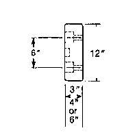 Butoirs de quai en caoutchouc moul&eacute;s, Caoutchouc, 30" la x 4" p x 10" h Rideout Tool & Machine Inc.