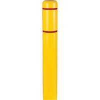 Polyethylene Bollard Covers, 6-5/8" Dia. x 60" L, Yellow KH810 | Rideout Tool & Machine Inc.
