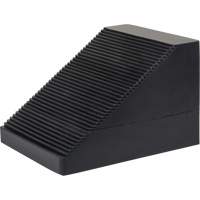 Wheel Chock, 10-5/8" x 8-5/8" x 7", Black Rideout Tool & Machine Inc.