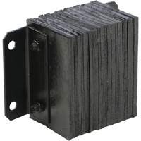 Laminated Dock Bumper, Horizontal, Rubber, 12" W x 6" D x 10" H Rideout Tool & Machine Inc.