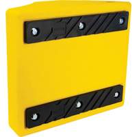 Heavy-Duty Wheel Chocks, Urethane, Yellow, 15-1/2" W x 17-7/10" D x 10" H Rideout Tool & Machine Inc.