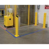 Butoir de s&eacute;curit&eacute;, Acier, 42" h x 5-1/2" la, Jaune Rideout Tool & Machine Inc.