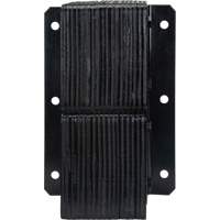 Laminated Dock Bumpers, Vertical, Rubber, 11" W x 6" D x 20" H Rideout Tool & Machine Inc.
