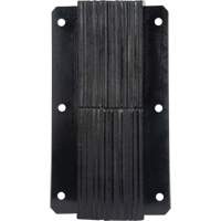 Laminated Dock Bumpers, Vertical, Rubber, 11" W x 4" D x 24" H Rideout Tool & Machine Inc.
