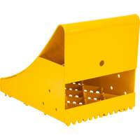 Ice Chocks, Steel, Yellow, 8-1/16" W x 10-5/8" D x 8-13/16" H Rideout Tool & Machine Inc.