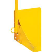 Ice Chock with Ergonomic Handle, Steel, Yellow, 8-1/16" W x 10-5/8" D x 8-13/16" H Rideout Tool & Machine Inc.