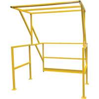 Barri&egrave;re de s&eacute;curit&eacute; pour mezzanine, 70" lo x 77" ha, 78" &eacute;lev&eacute;e, Jaune Rideout Tool & Machine Inc.