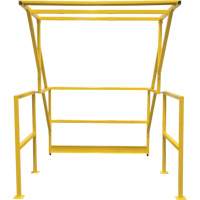 Barri&egrave;re de s&eacute;curit&eacute; pour mezzanine, 70" lo x 77" ha, 78" &eacute;lev&eacute;e, Jaune Rideout Tool & Machine Inc.