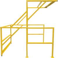 Barri&egrave;re de s&eacute;curit&eacute; pour mezzanine, 70" lo x 77" ha, 78" &eacute;lev&eacute;e, Jaune Rideout Tool & Machine Inc.