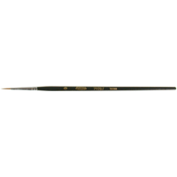 Artist Paint Brush, 1/16" Brush Width, Red Sable, Wood Handle Rideout Tool & Machine Inc.