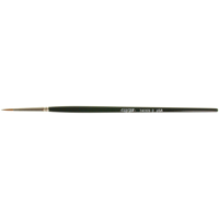 Artist Paint Brush, 3/32" Brush Width, Red Sable, Wood Handle Rideout Tool & Machine Inc.