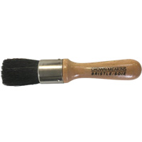 Brosse pour pochoirs, Soies naturelles, Manche Bois, Largeur de 1" Rideout Tool & Machine Inc.