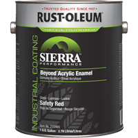 Sierra Performance Beyond Acrylic Enamel, Gallon, Red Rideout Tool & Machine Inc.