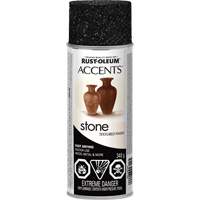 Accents<sup>®</sup> Stone Creations Spray Paint, Aerosol Can, Black KQ443 | Rideout Tool & Machine Inc.