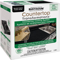 Countertop Transformations<sup>®</sup> Fleck Countertop Coating System, 2.37 L, Kit, Black KQ447 | Rideout Tool & Machine Inc.